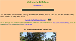 Desktop Screenshot of biblegems.com