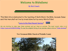 Tablet Screenshot of biblegems.com